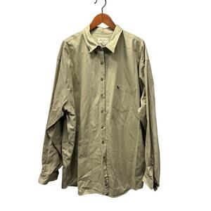 Vintage Eddie Bauer Men’s Bug & Tall Canvas Shirt sz XXXL-Tall 3XL-T #H980